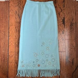 100% wool skirt by Rickie Freeman for Teri Jon